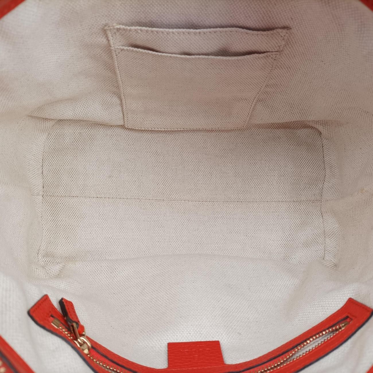 Gucci Soho Orange Leather Messenger — view 9