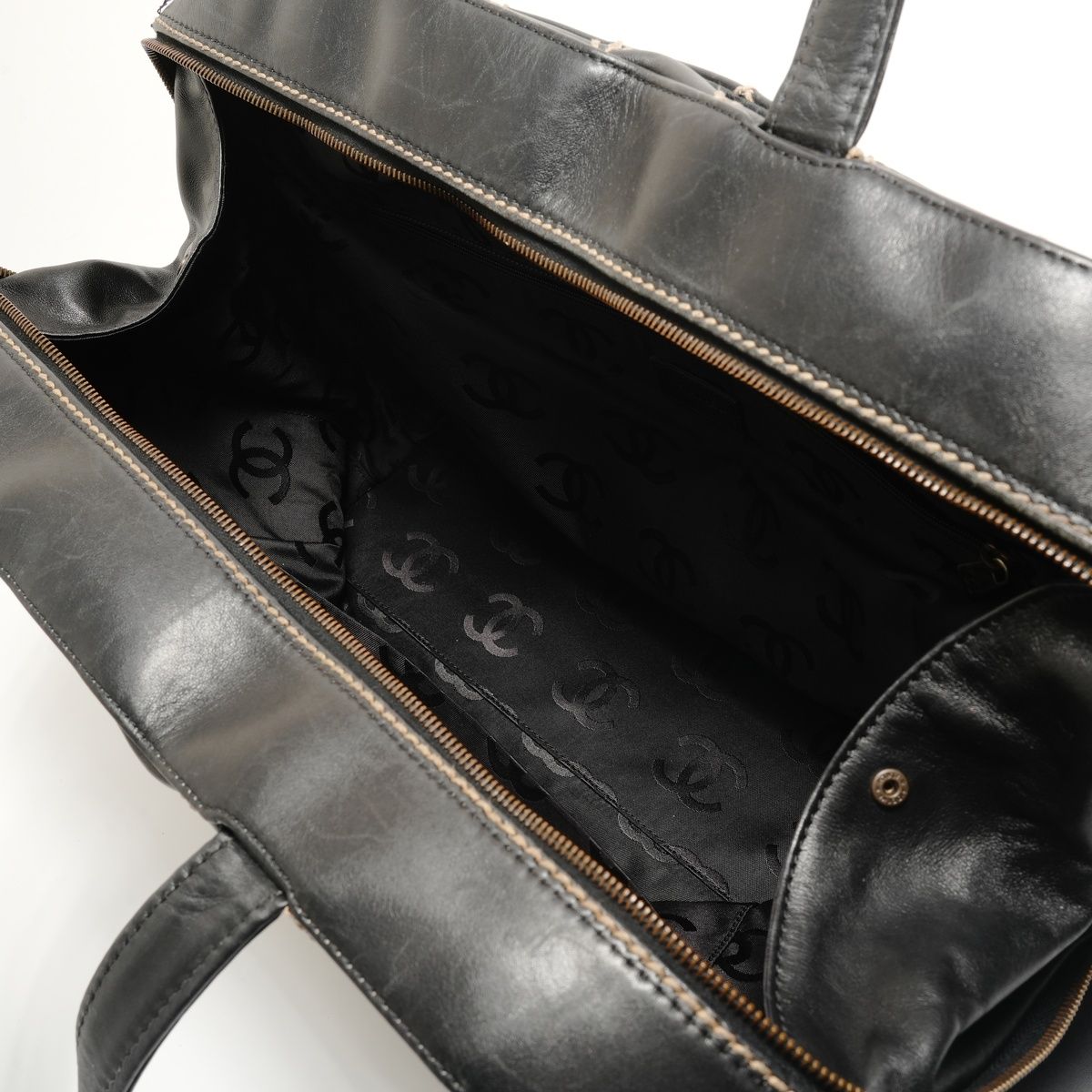 Chanel Handbag Wild Stitch Tote — view 9
