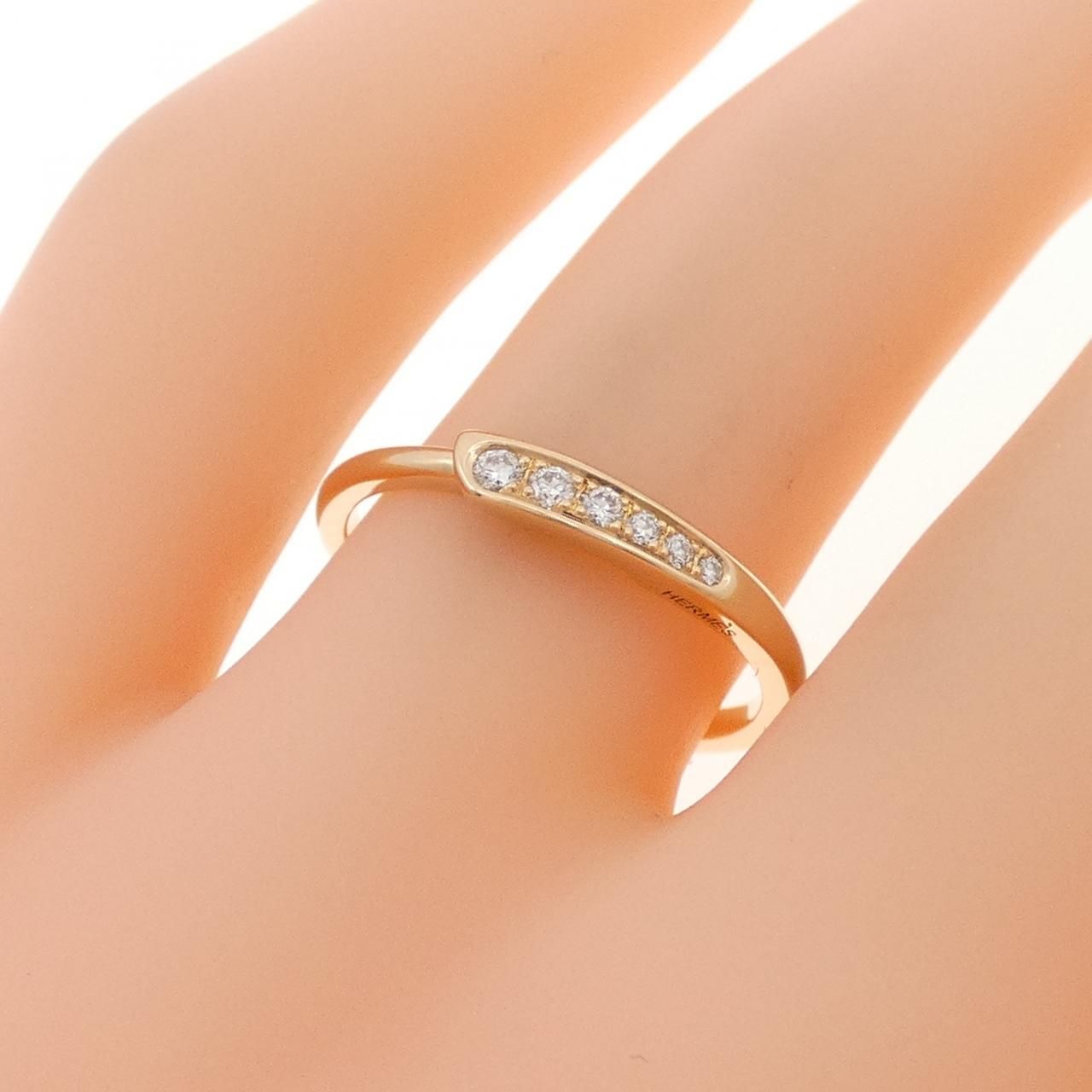 Hermes Diamond Ring Gold — view 5