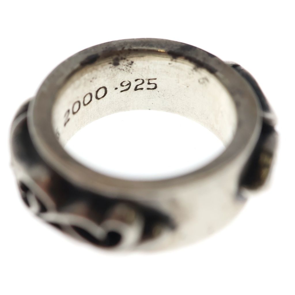 Chrome Hearts Dbl Narrow Vine Band Double Ring Silver — view 6
