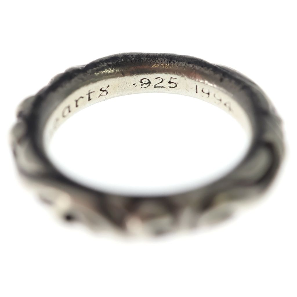 Chrome Hearts Scrl Band Scroll Ring Silver — view 6