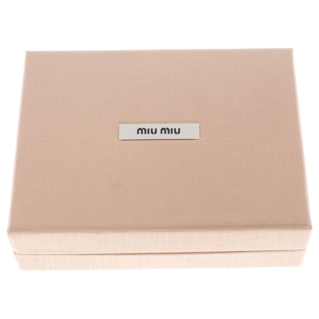 Miu Miu Madras Love Compact Wallet Trifold Mini Gold Leather — view 6