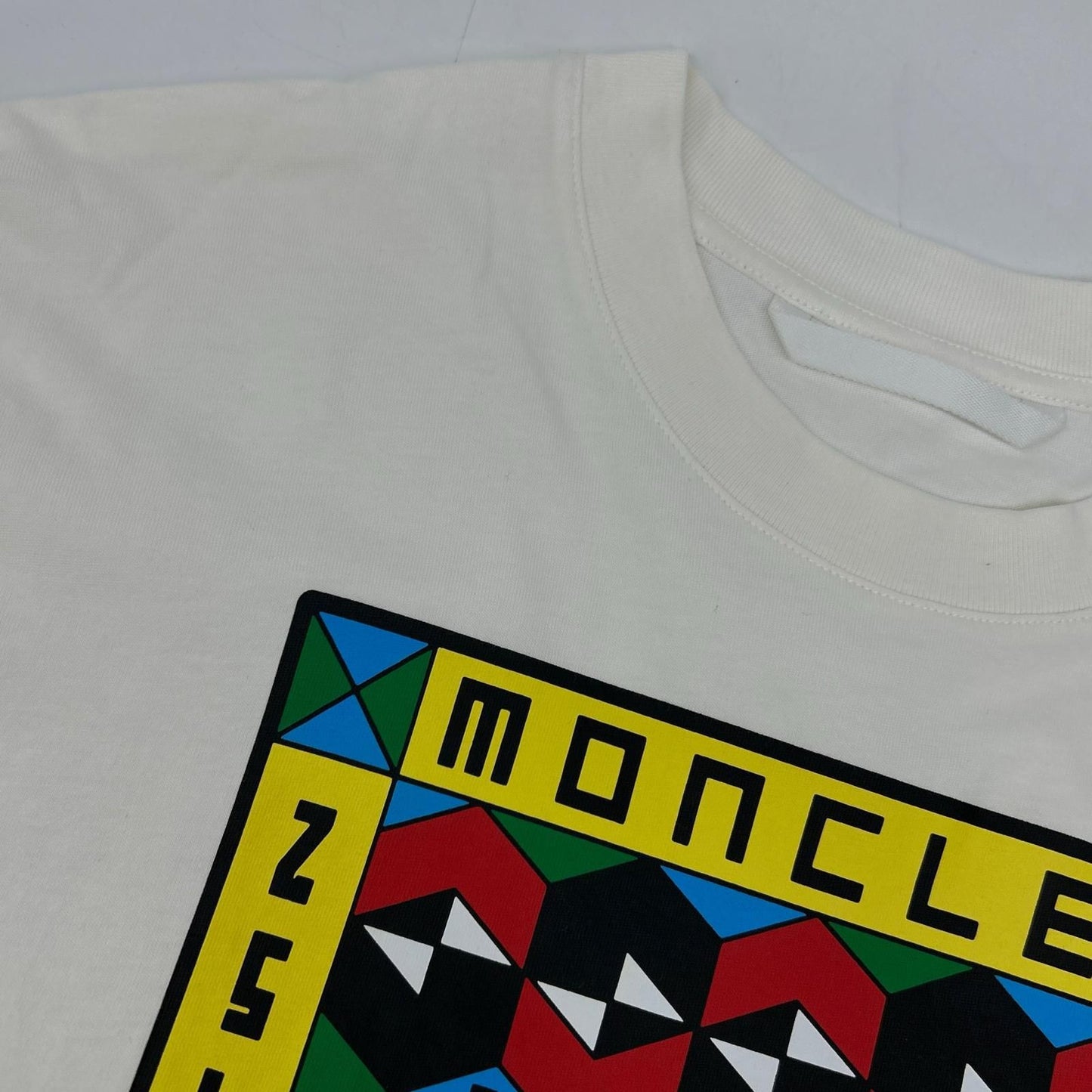 Moncler Genius Multicolor Logo T-Shirt XS — view 8