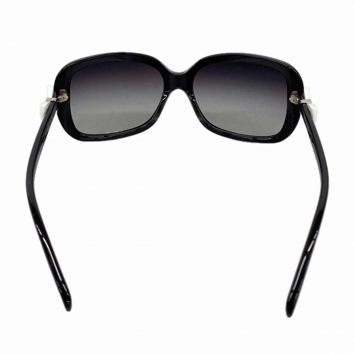 Chanel Sunglasses Acetate Black White Silver Eyewear — view 7