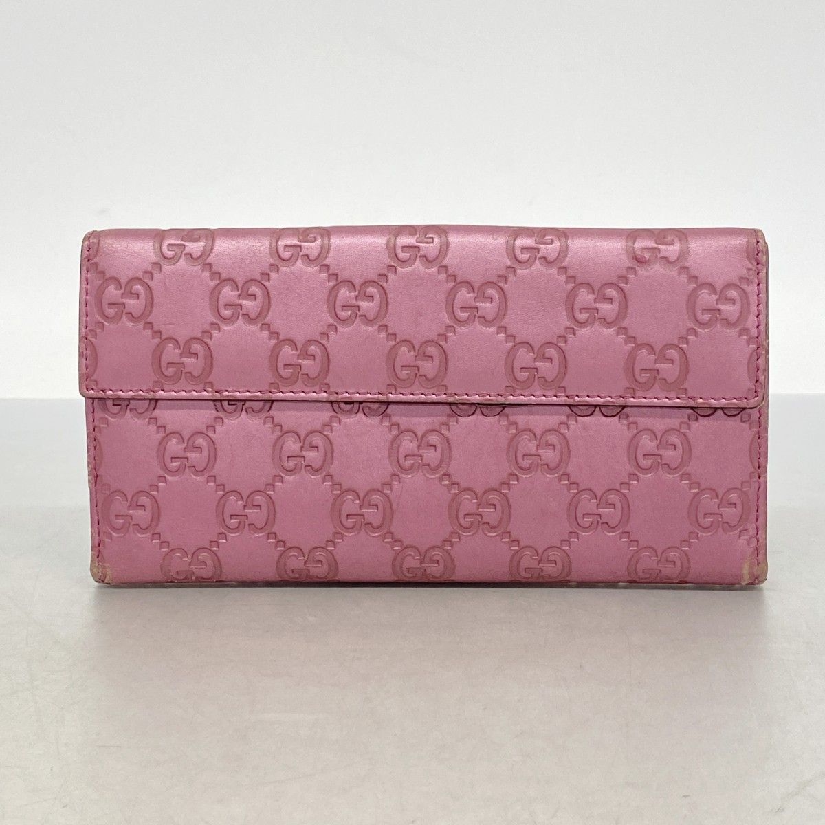 Gucci Wallet Guccissima Leather Pink Gold — view 8