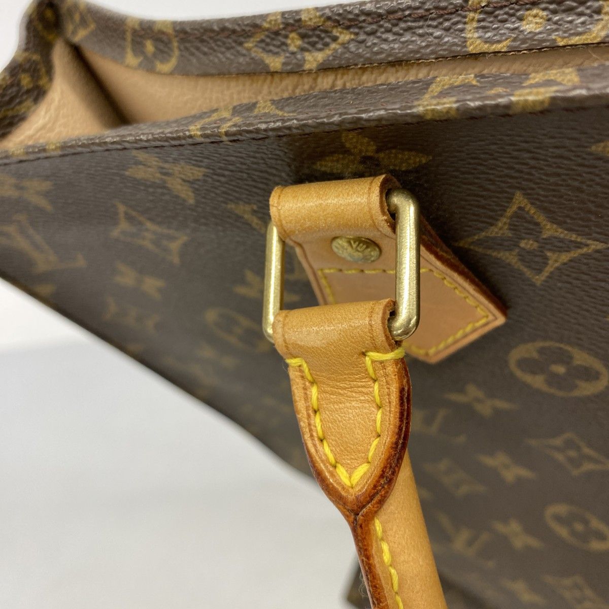 Louis Vuitton Tote Monogram Sac Plat Brown — view 9
