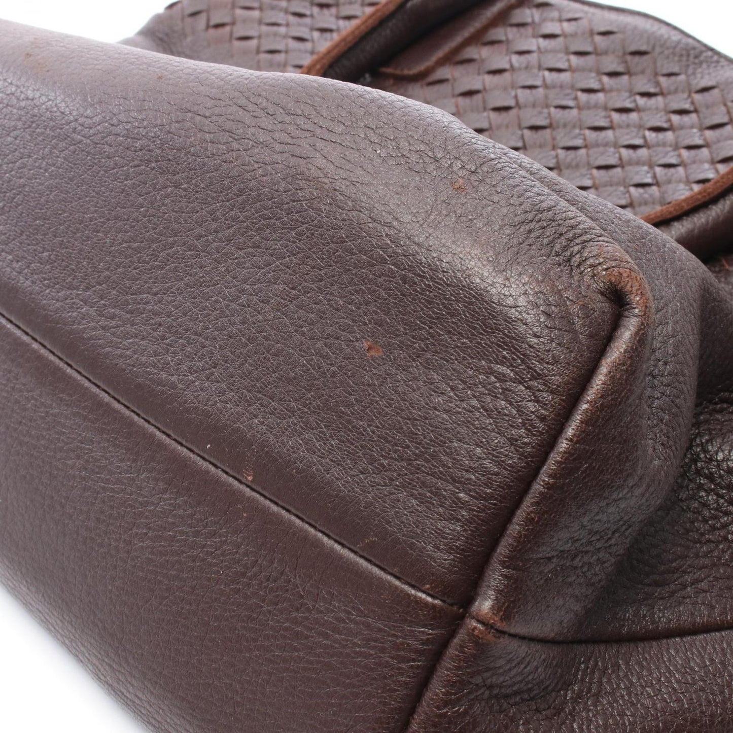 Bottega Veneta Tote Intrecciato Dark Brown Leather — view 9