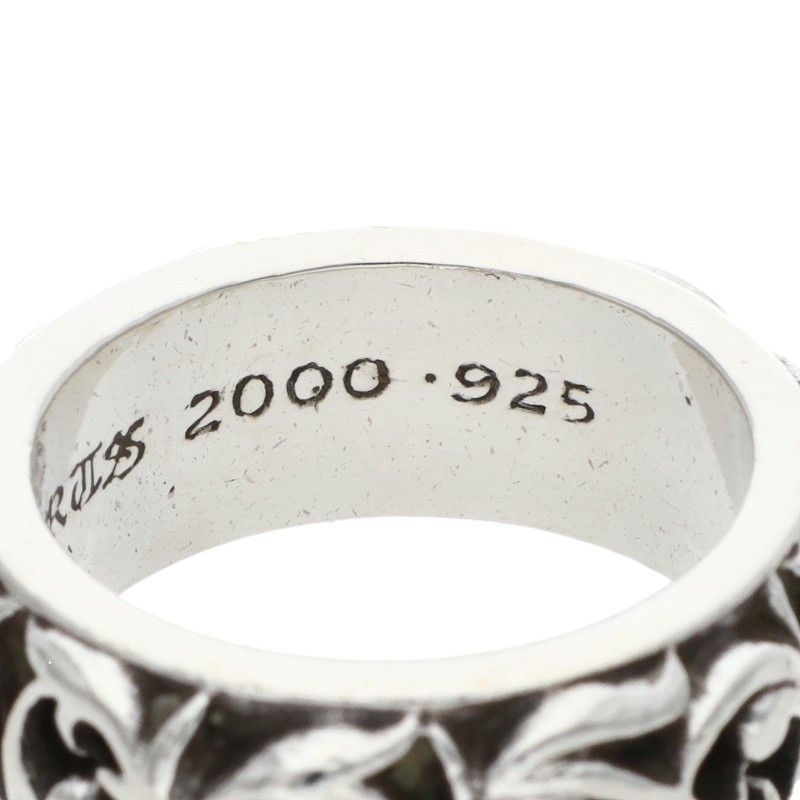 Chrome Hearts Etrnity Vine Band Eternity Silver Ring — view 5