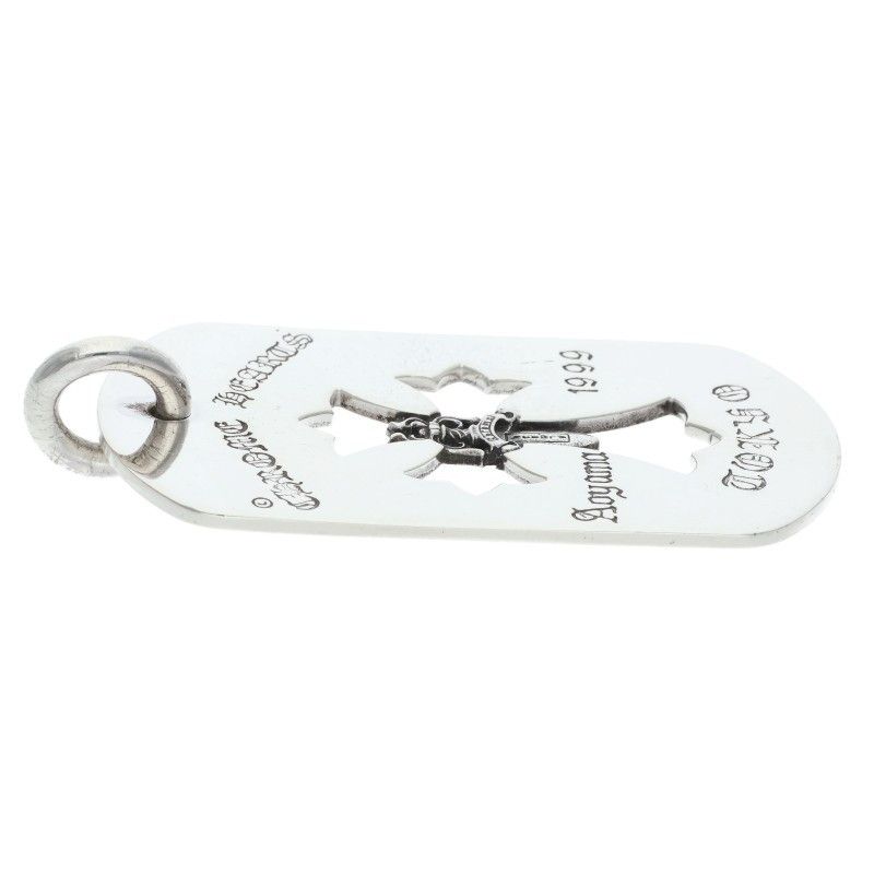 Chrome Hearts D Tag Lrg Ltd Large Dog Tag Blue Mountain Opening Commemoration — view 5