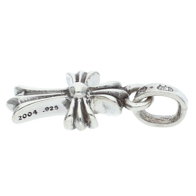 Chrome Hearts Crs Baby Fat Charm Silver Necklace — view 5