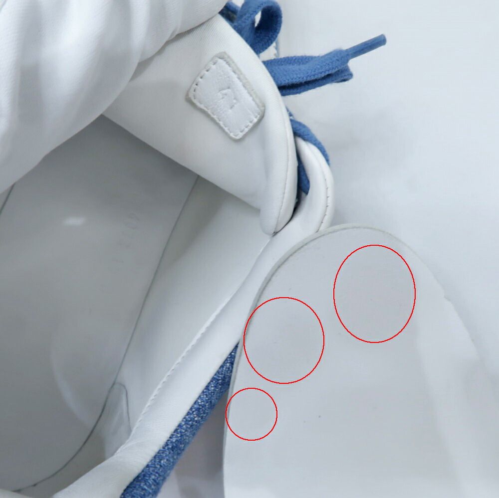 Hermes Bouncing Sneakers 41 Denim Leather Shoes — view 9