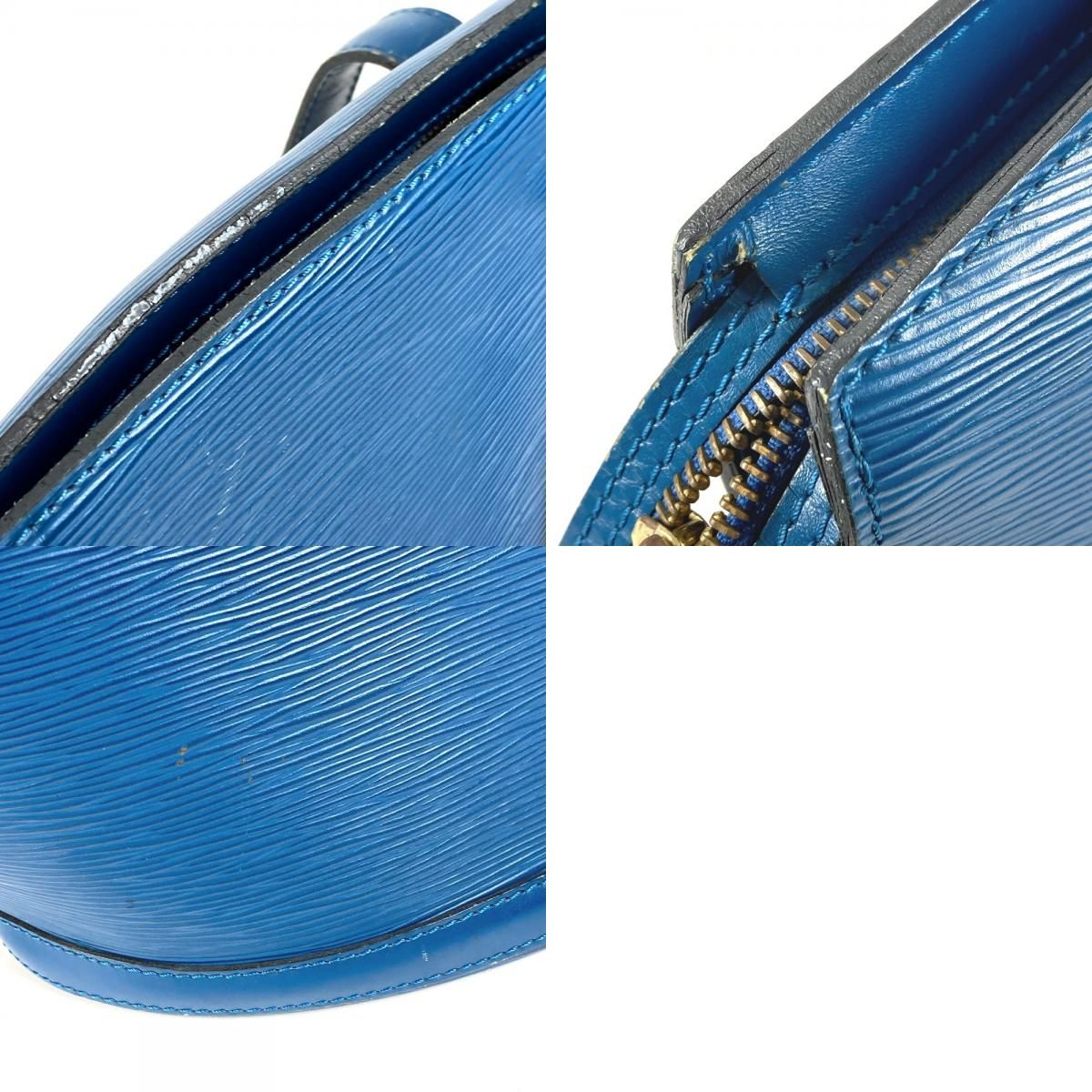 Louis Vuitton Tote Saint Jacques Shopping Epi Leather Toledo Blue — view 9