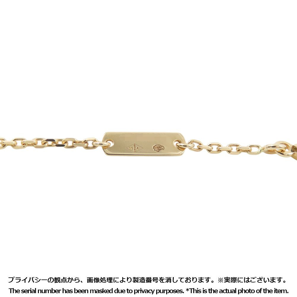 Van Cleef & Arpels Necklace Vintage Alhambra Pendant Onyx 18k Yellow Gold — view 9