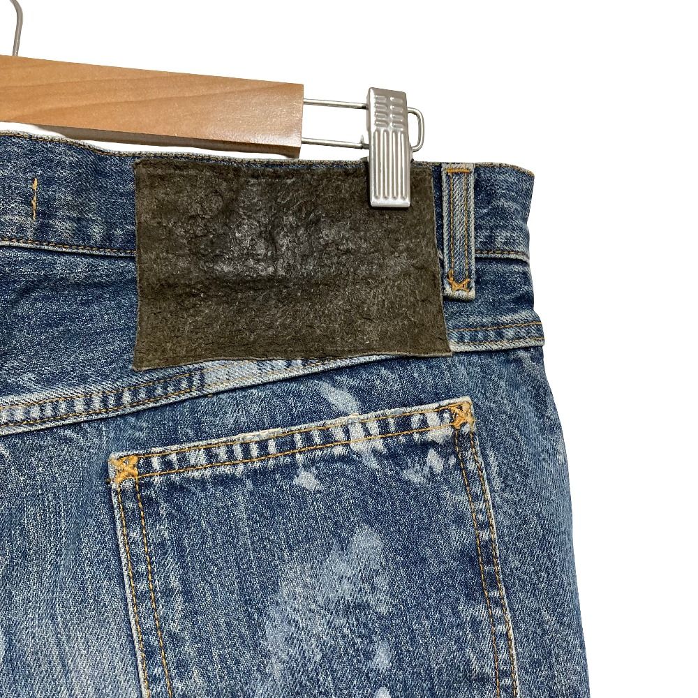 Dolce & Gabbana Crushed Denim Pants 48 Blue — view 9