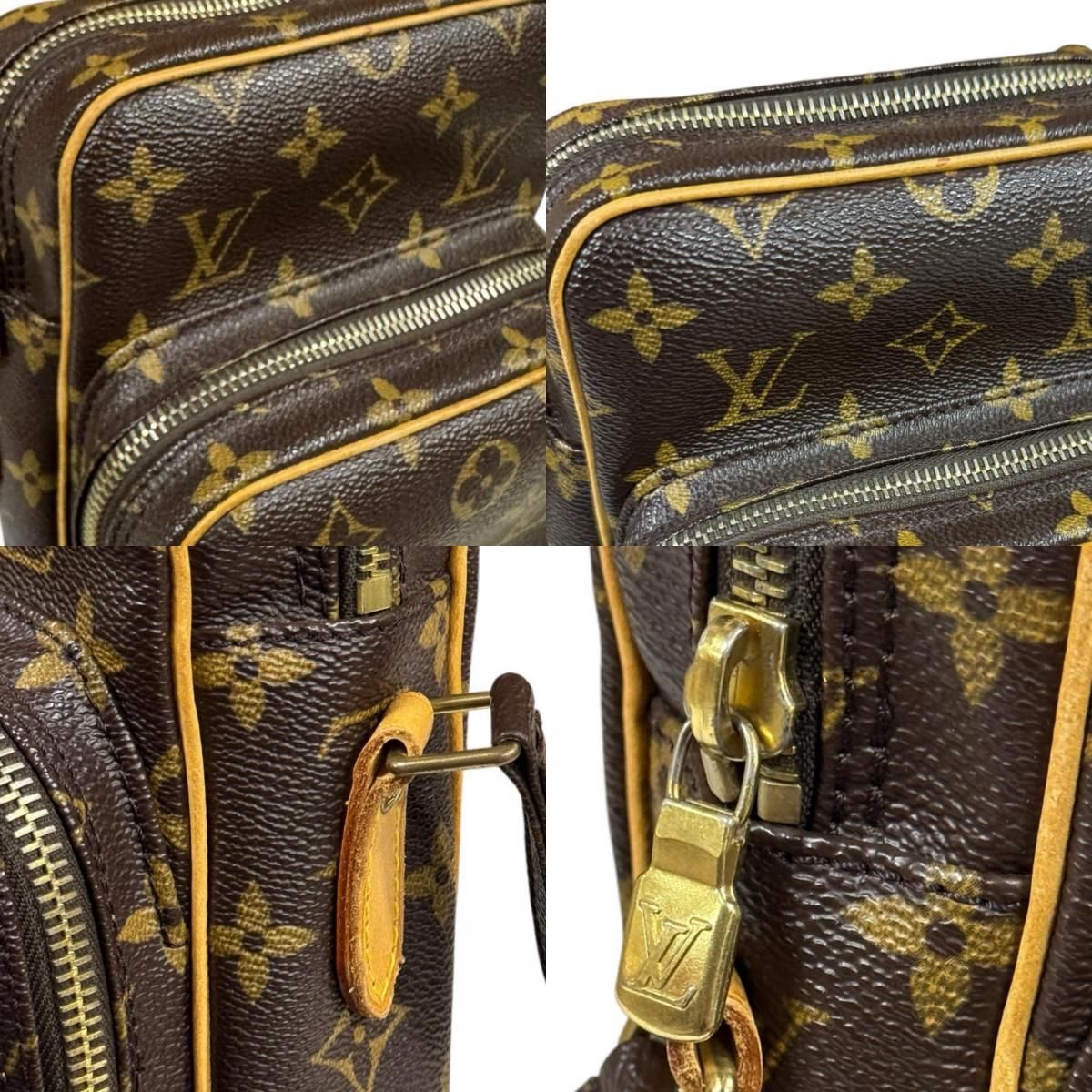 Louis Vuitton Amazon Monogram Shoulder Bag Canvas Brown — view 9
