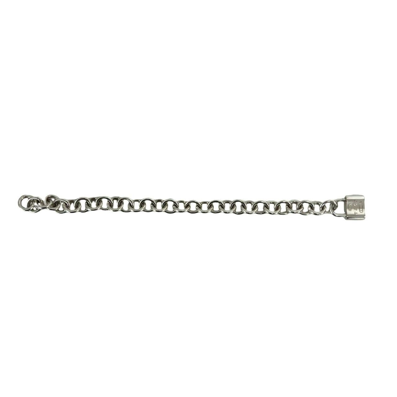 Tiffany & Co Padlock Bracelet 925 Sterling Silver Chain — view 6