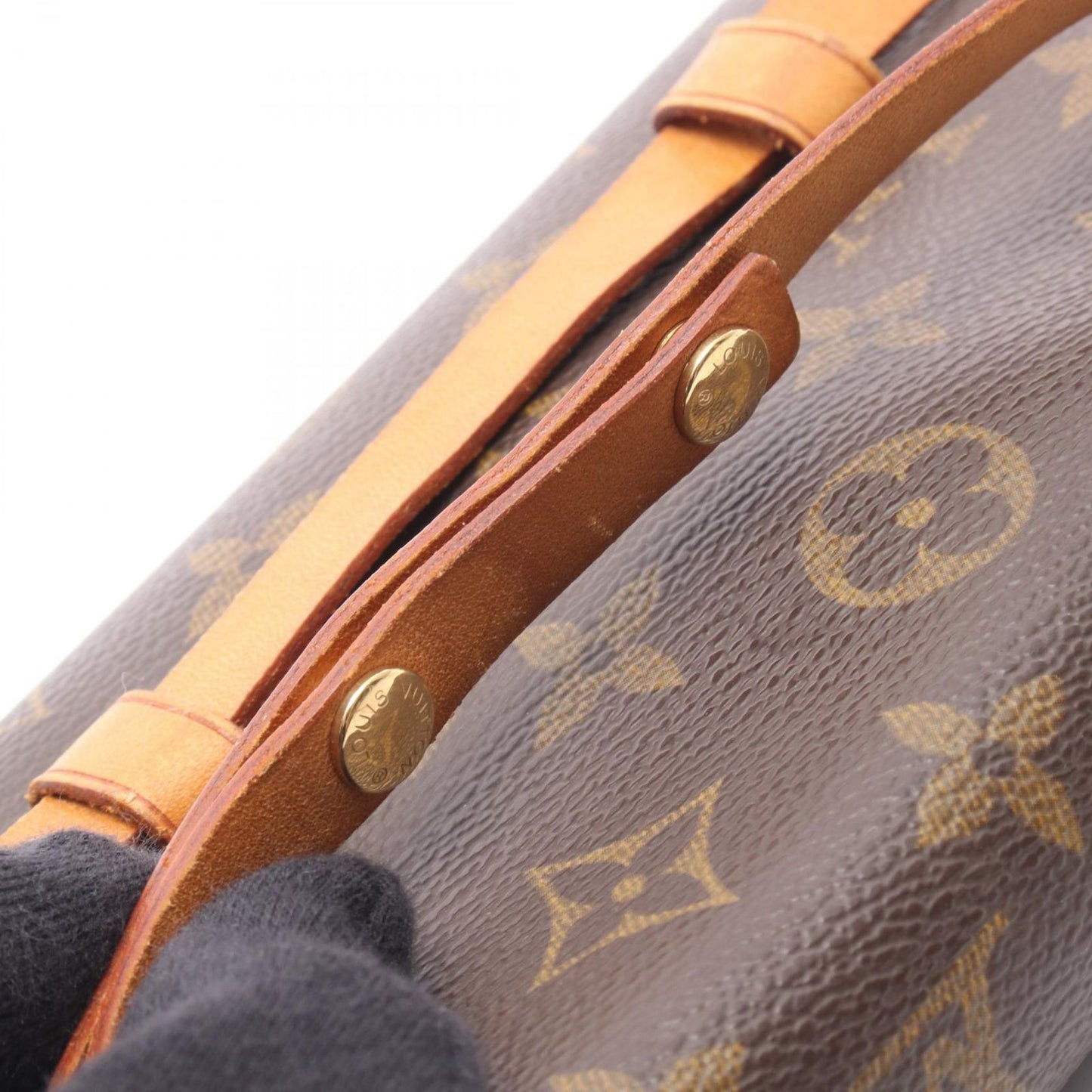 Louis Vuitton Waist Bag Pochette with Florentine Bouton Pression Canvas Leather — view 9
