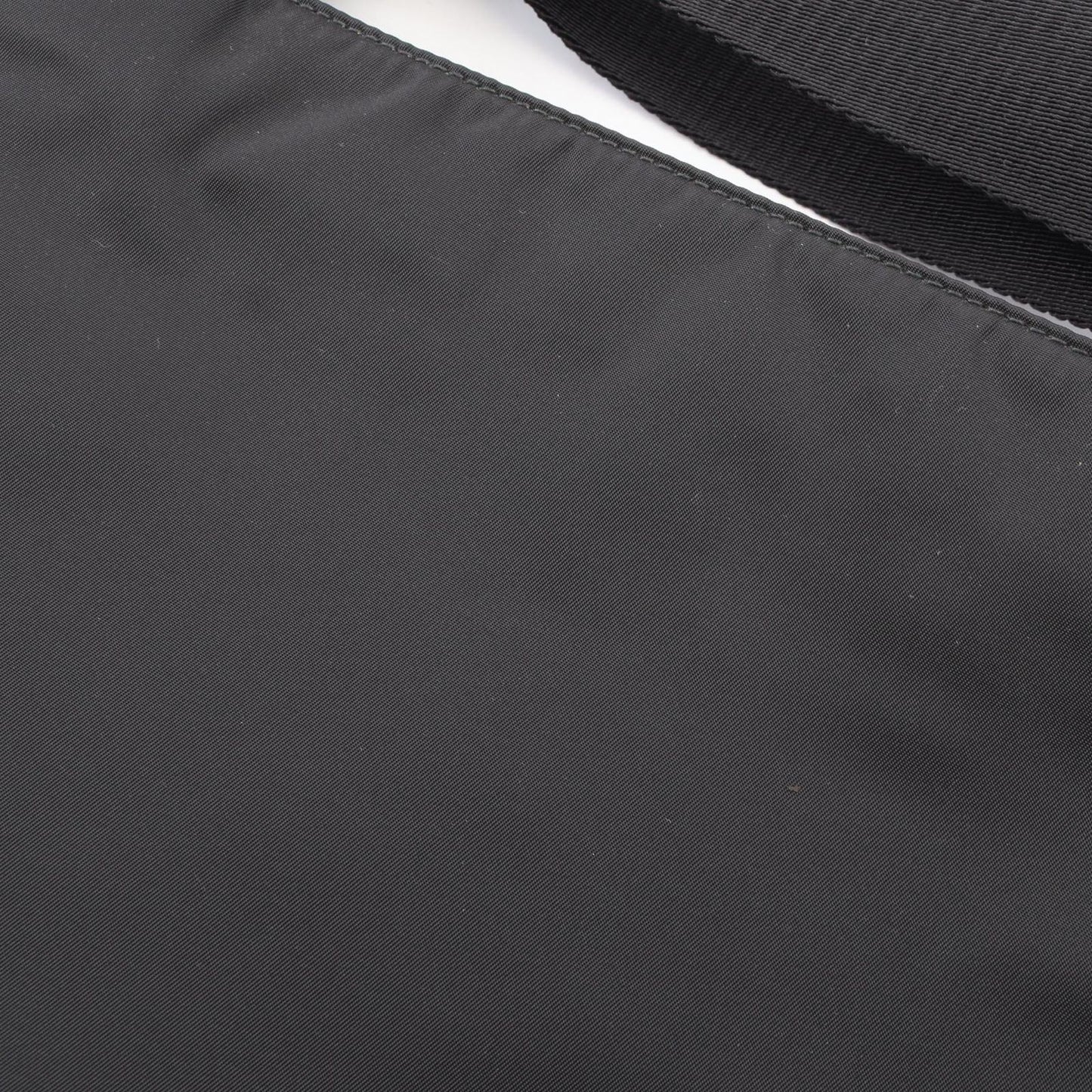 Prada Shoulder Bag Re-Nylon Black Nylon Saffiano Leather Triangle Logo — view 6