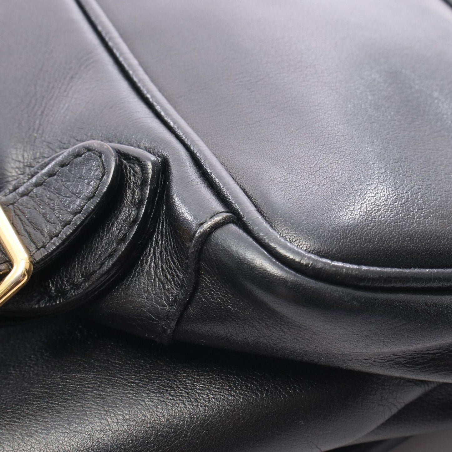 Gucci Backpack Bamboo 003 Black Leather — view 9