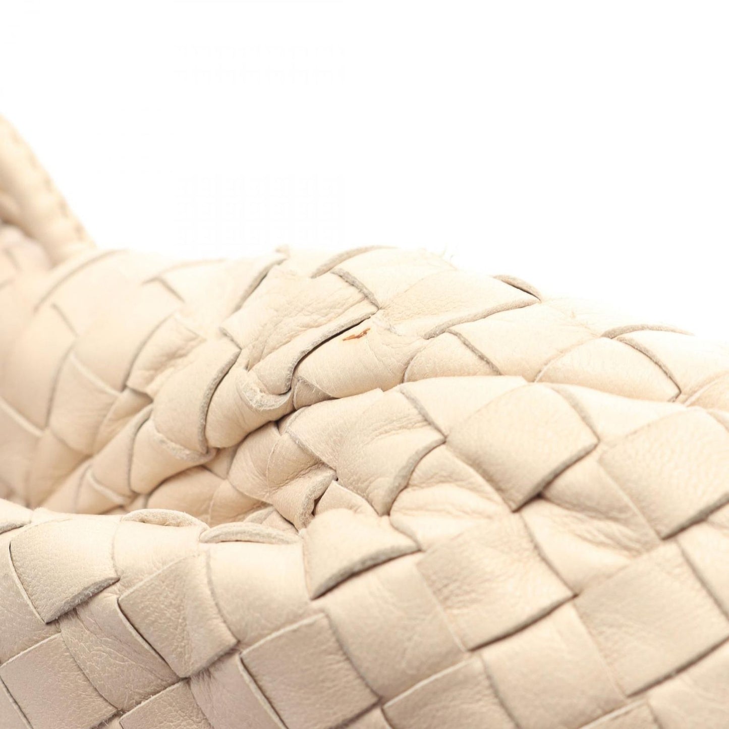 Bottega Veneta Shoulder Bag Intrecciato Ivory Leather — view 8