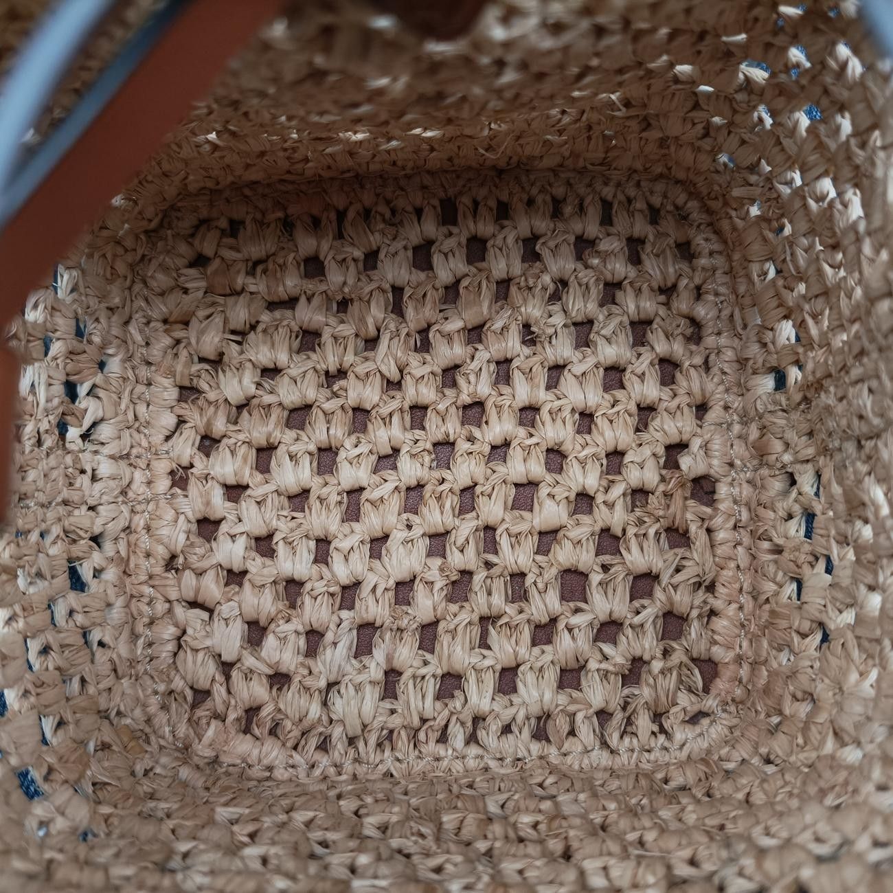 Louis Vuitton Noe Perth Beige Brown Natural Raffia — view 9