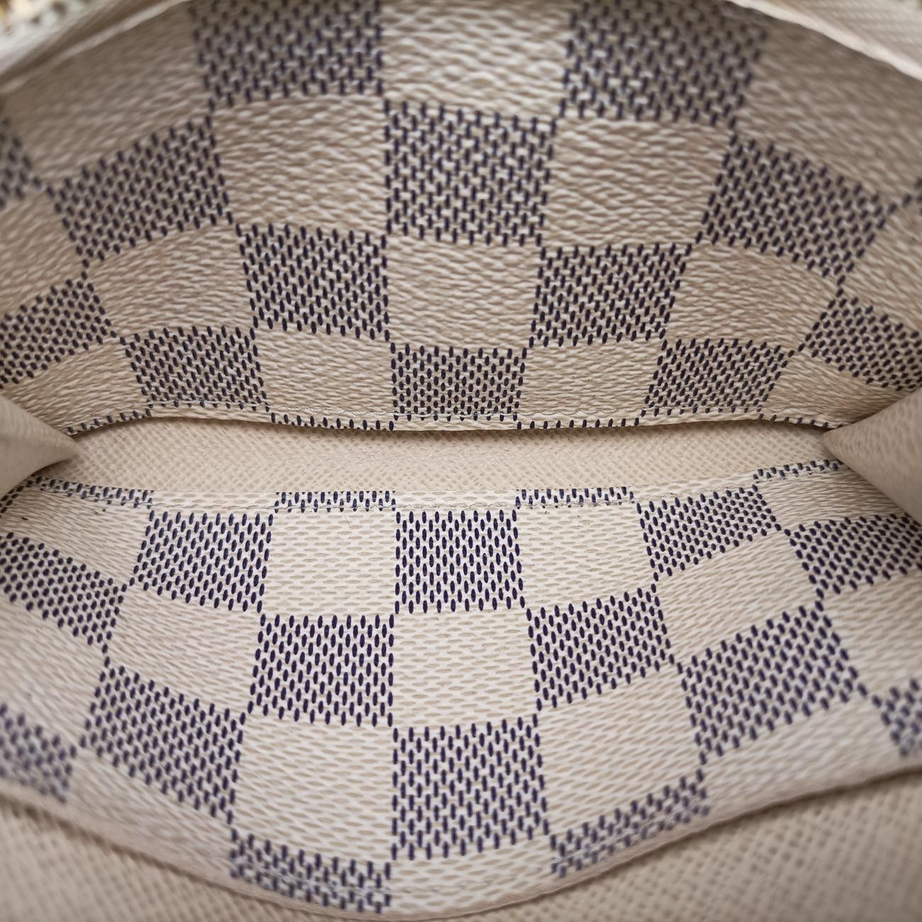Louis Vuitton Pochette Solo Belt Ceinture Azur Damier Canvas — view 9