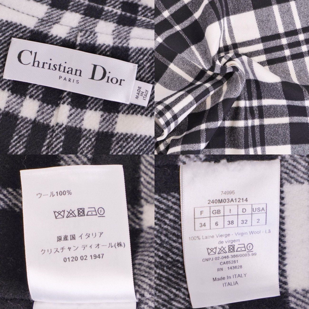 Dior Coat Black — view 9