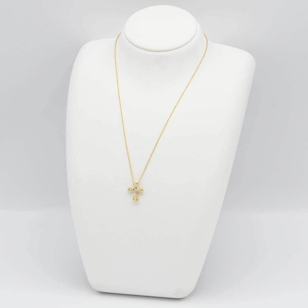Tiffany & Co Polished Necklace Cross Diamond — view 6