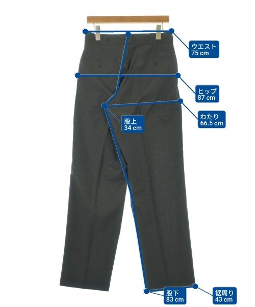 Prada Trousers Pants Gray — view 7