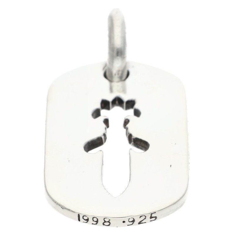 Chrome Hearts D Tag Sml CO Dag Cutout Dagger Dog Tag Small Pendant — view 5