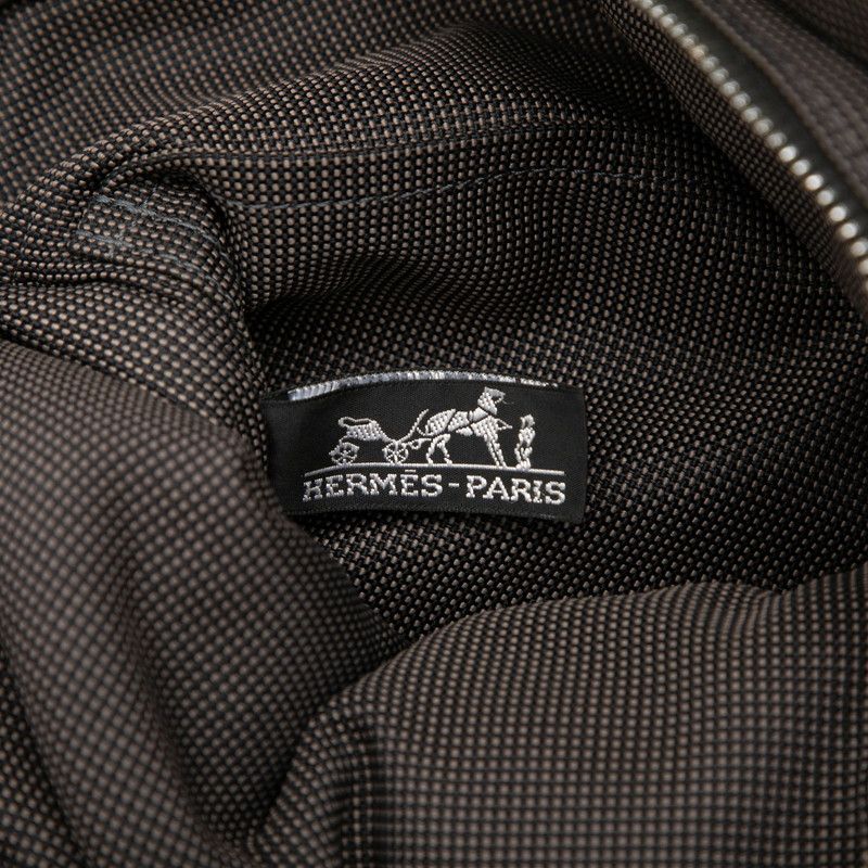 Hermes Her Line a Dos PM Backpack Black Gray Canvas — view 5