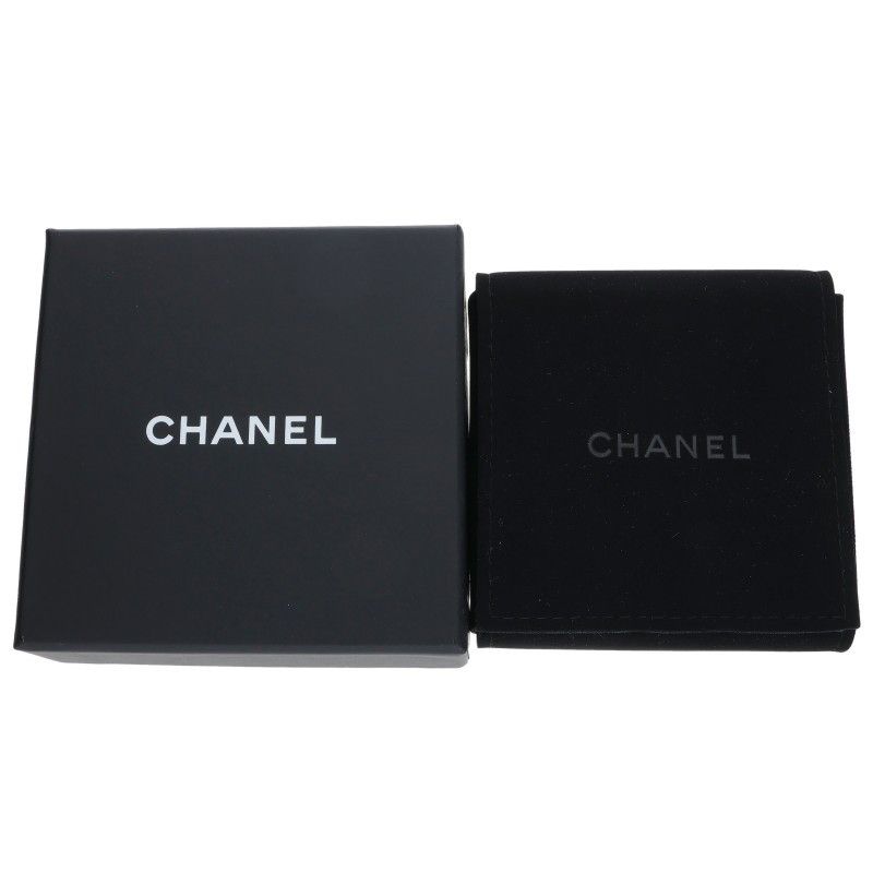 Chanel CC Logo Rhinestone Earrings — view 5