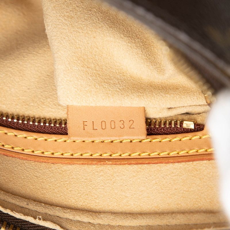 Louis Vuitton Monogram Looping MM Shoulder Bag Brown Leather — view 6