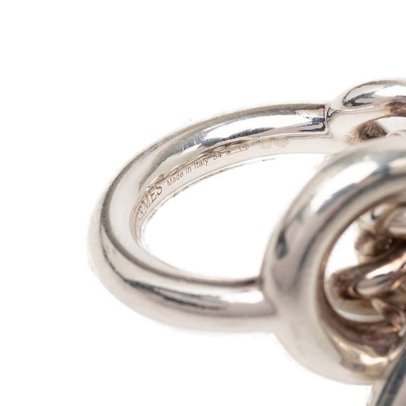 Hermes Croisette GM Ring 54 Silver — view 5