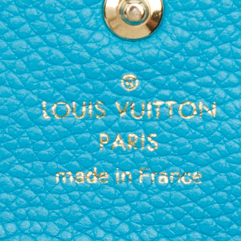 Louis Vuitton Monogram Empreinte Multicles 6 Key Case Blue Leather 1- Key Holder — view 7