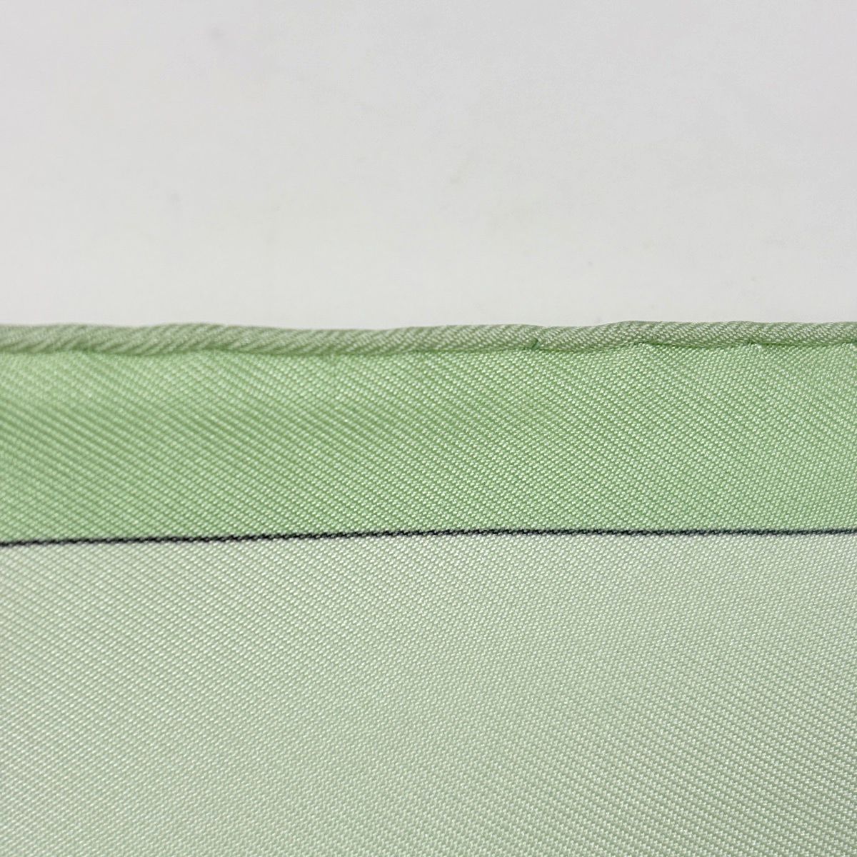 Hermes Carre 90 Clip Scarf Silk Light Green Multicolor — view 3