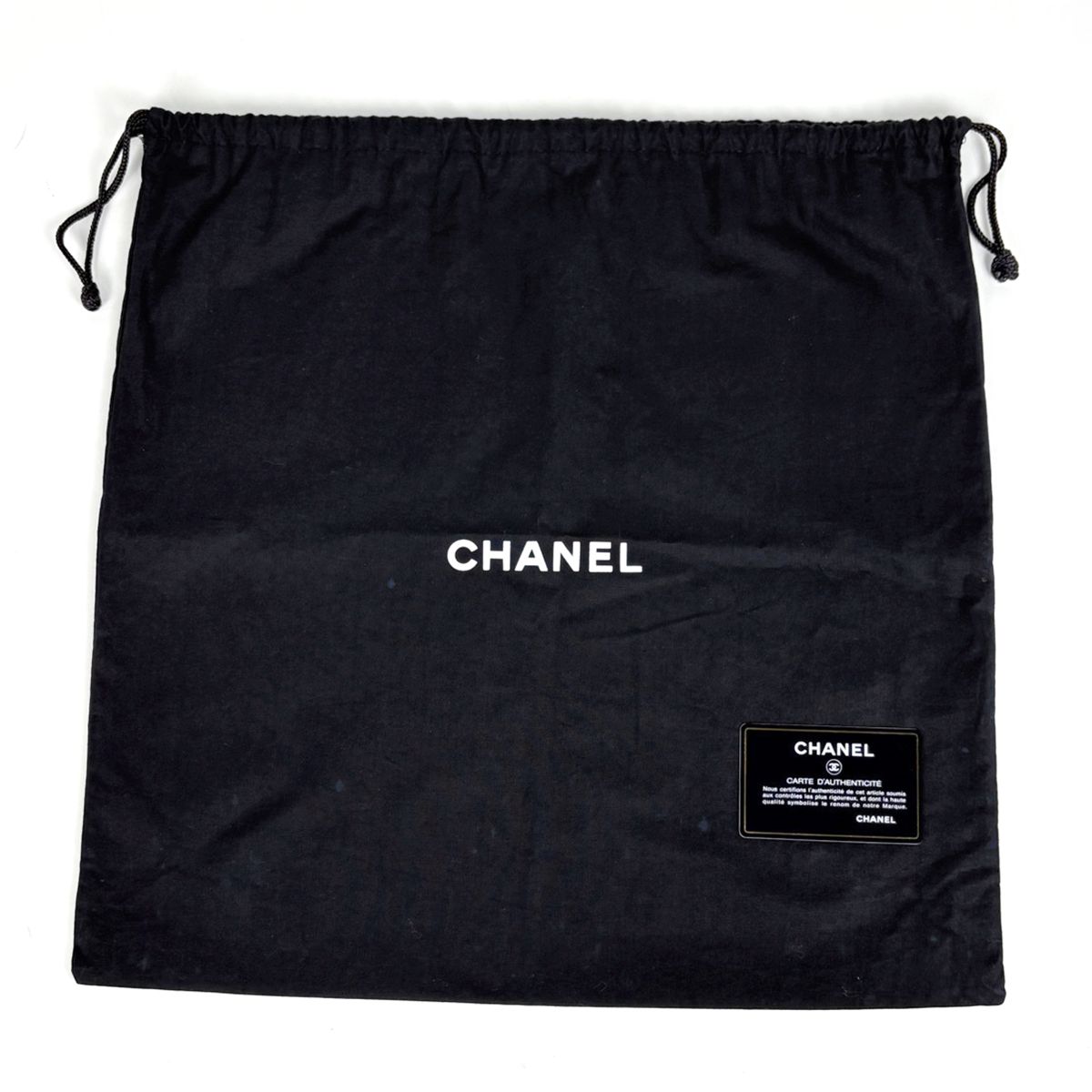 Chanel CC Logo Handbag Quilted Caviar Leather Black — view 8