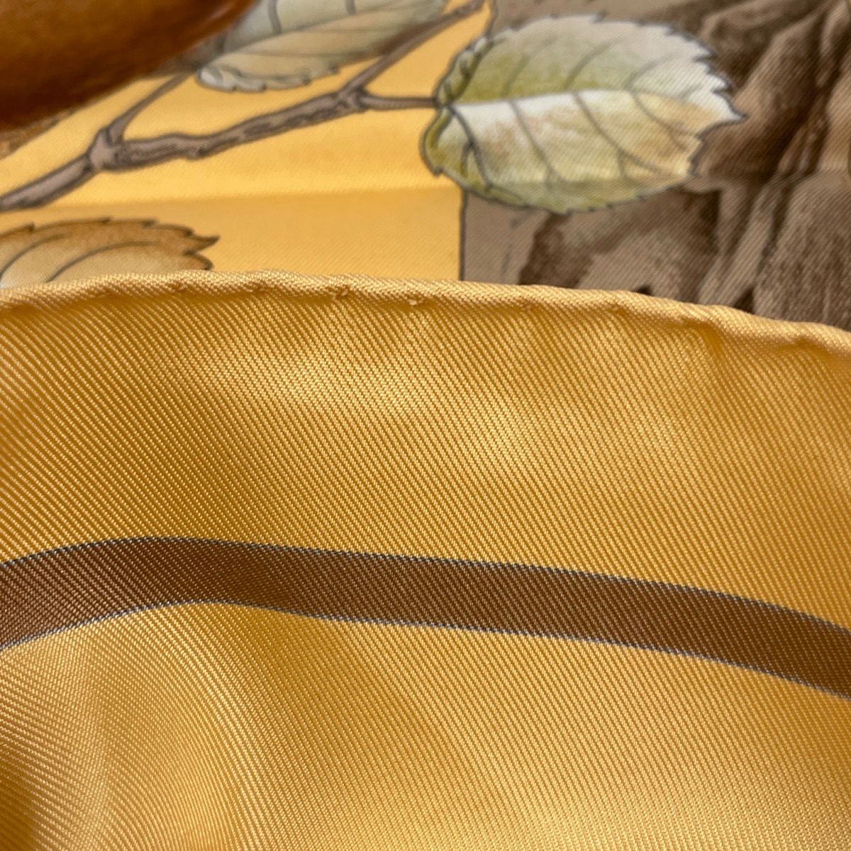 Hermes Carre 90 Casse Noisette Nutcracker Scarf Silk Yellow Multicolor — view 4