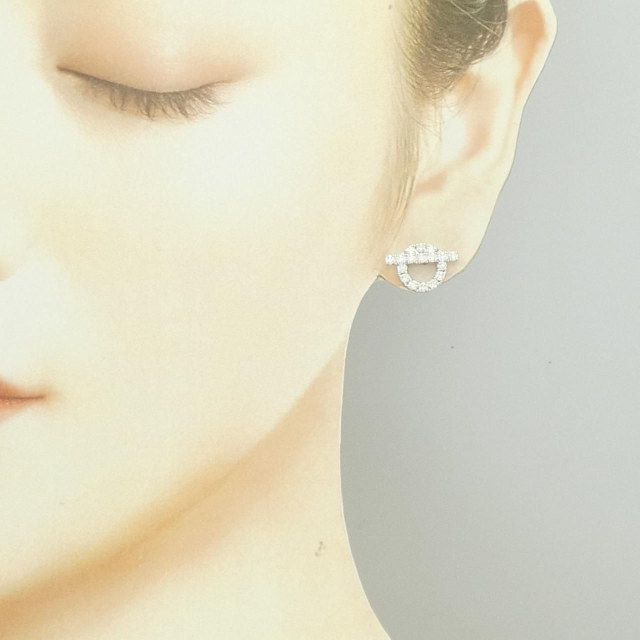 Hermes Finesse Earrings White Gold — view 4