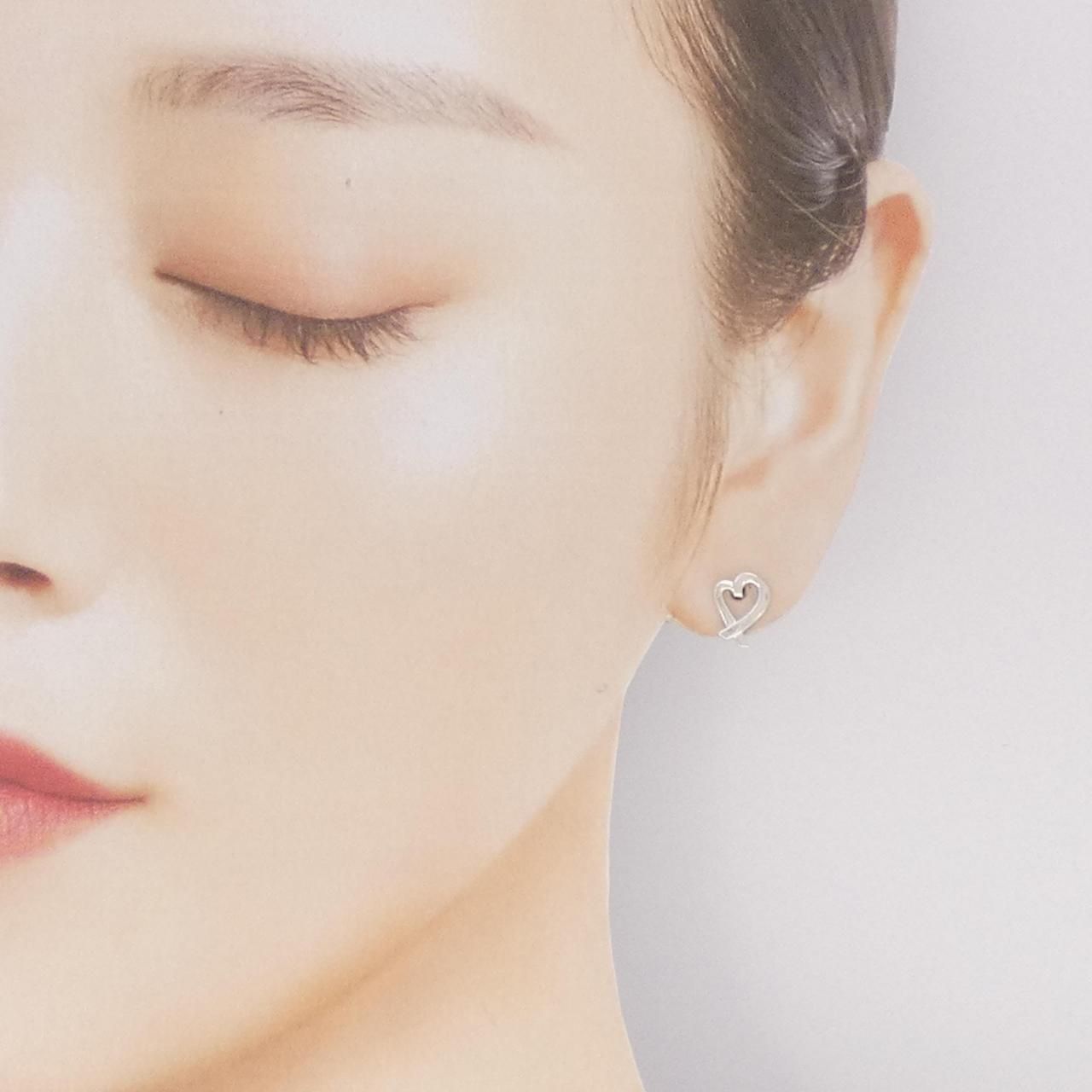 Tiffany & Co Loving Heart Mini Earrings Single — view 4