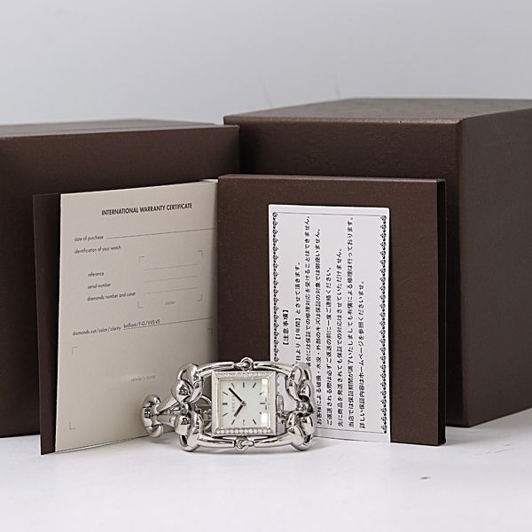 Gucci Signoria 116.3 Quartz White Shell Dial Watch — view 5