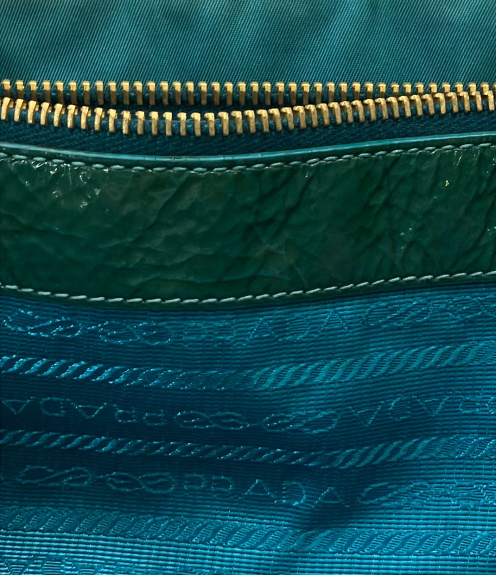 Prada Tote Blue — view 9