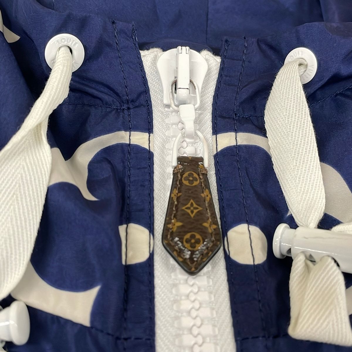Louis Vuitton Jacket 34 S LV Escal Printed Navy White Long Sleeve Spring Autumn — view 9