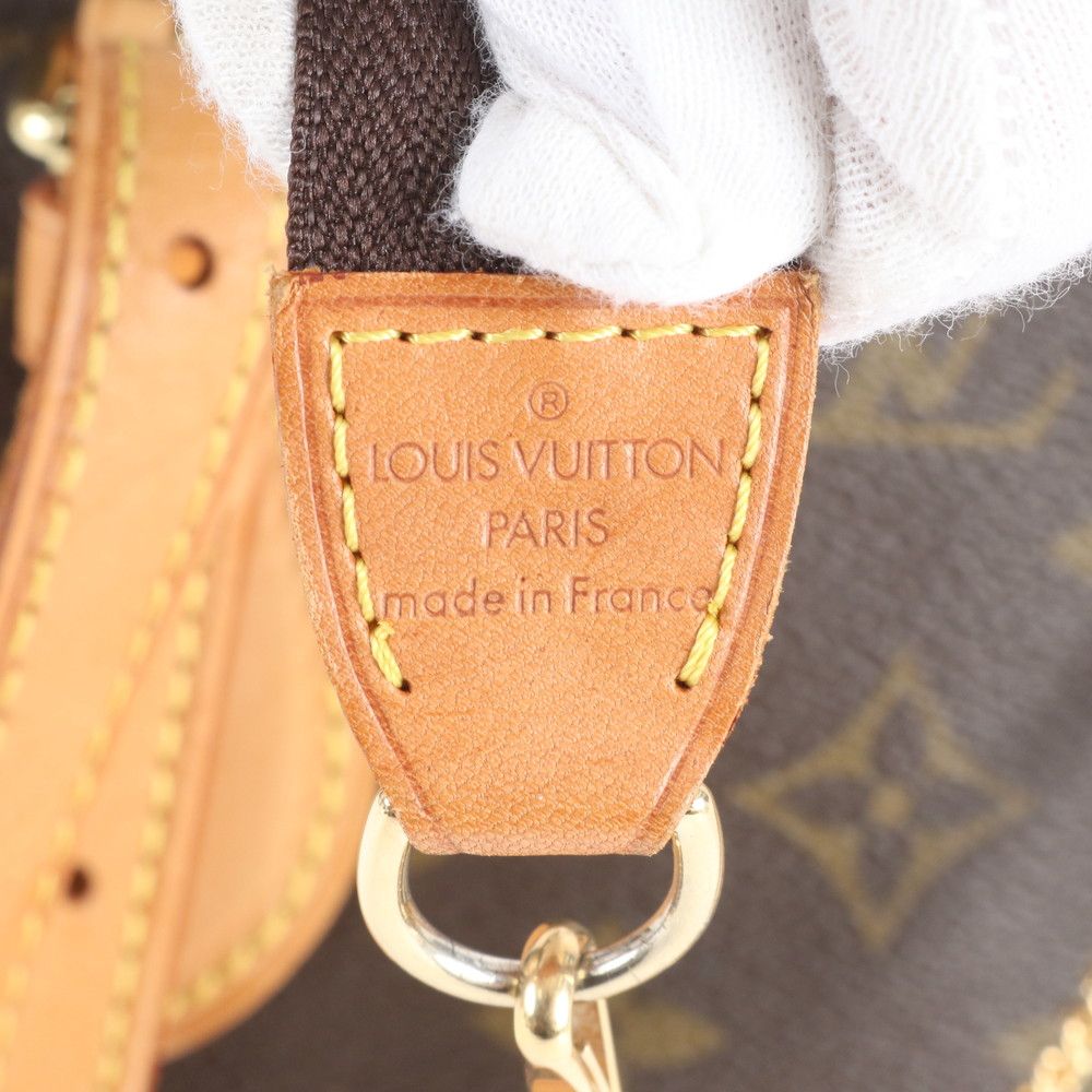Louis Vuitton Monogram Bucket PM Leather Tote Shoulder Hand — view 9