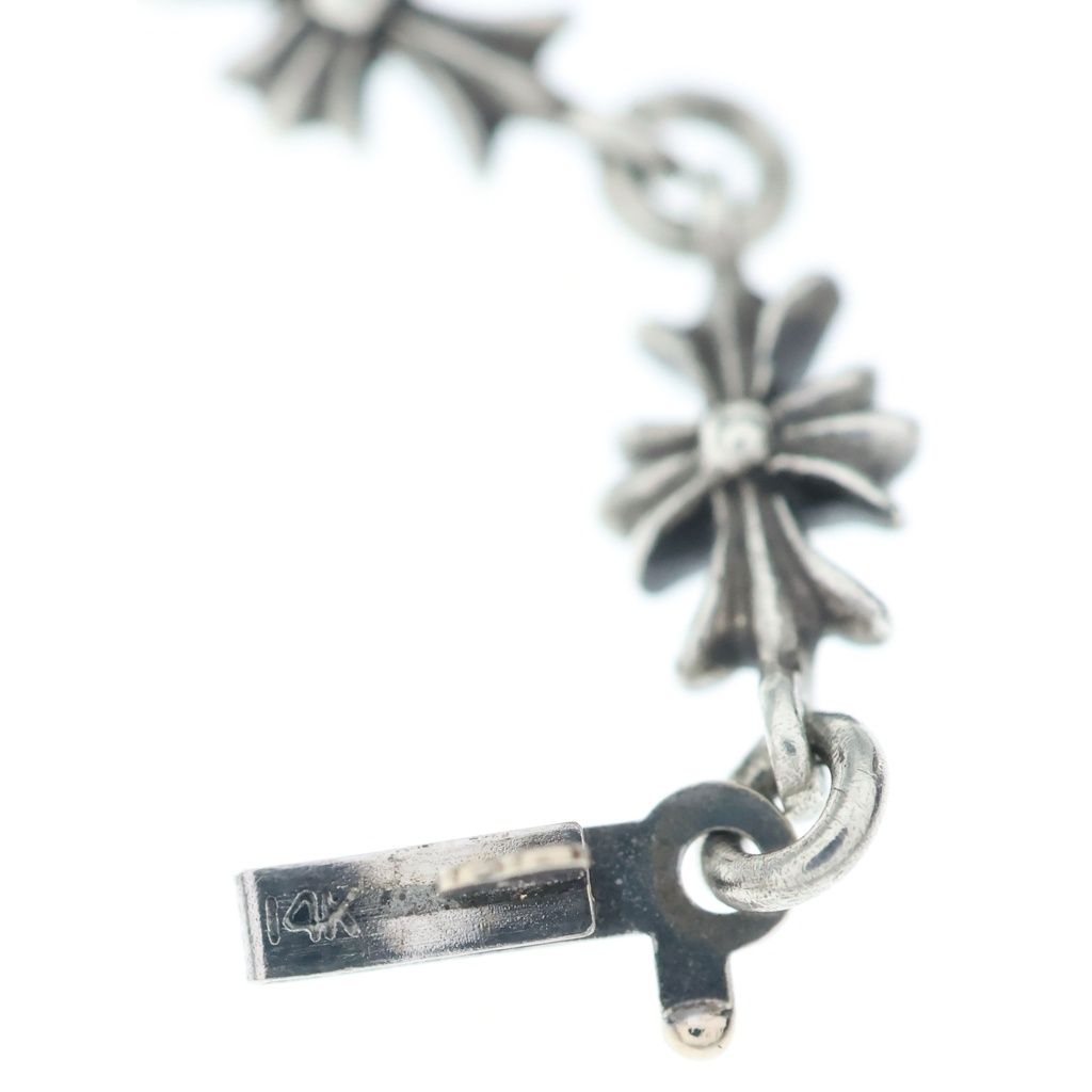Chrome Hearts Tny CH Pls Tiny CH Plus Bracelet Silver — view 6