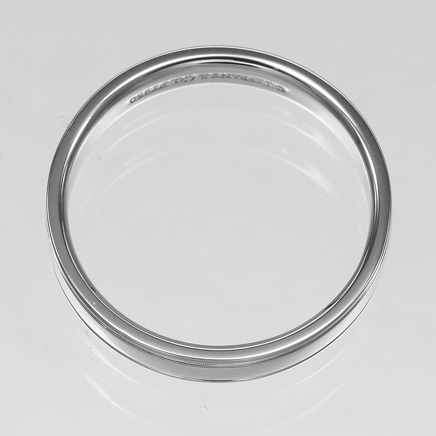 Tiffany & Co Mil Gray Together mm Band Ring — view 9