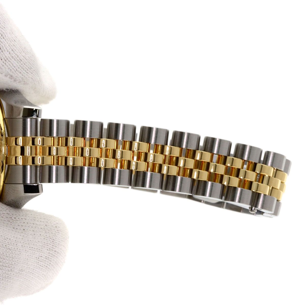 Rolex Datejust Diamond Watch SS Yellow Gold 18k — view 9