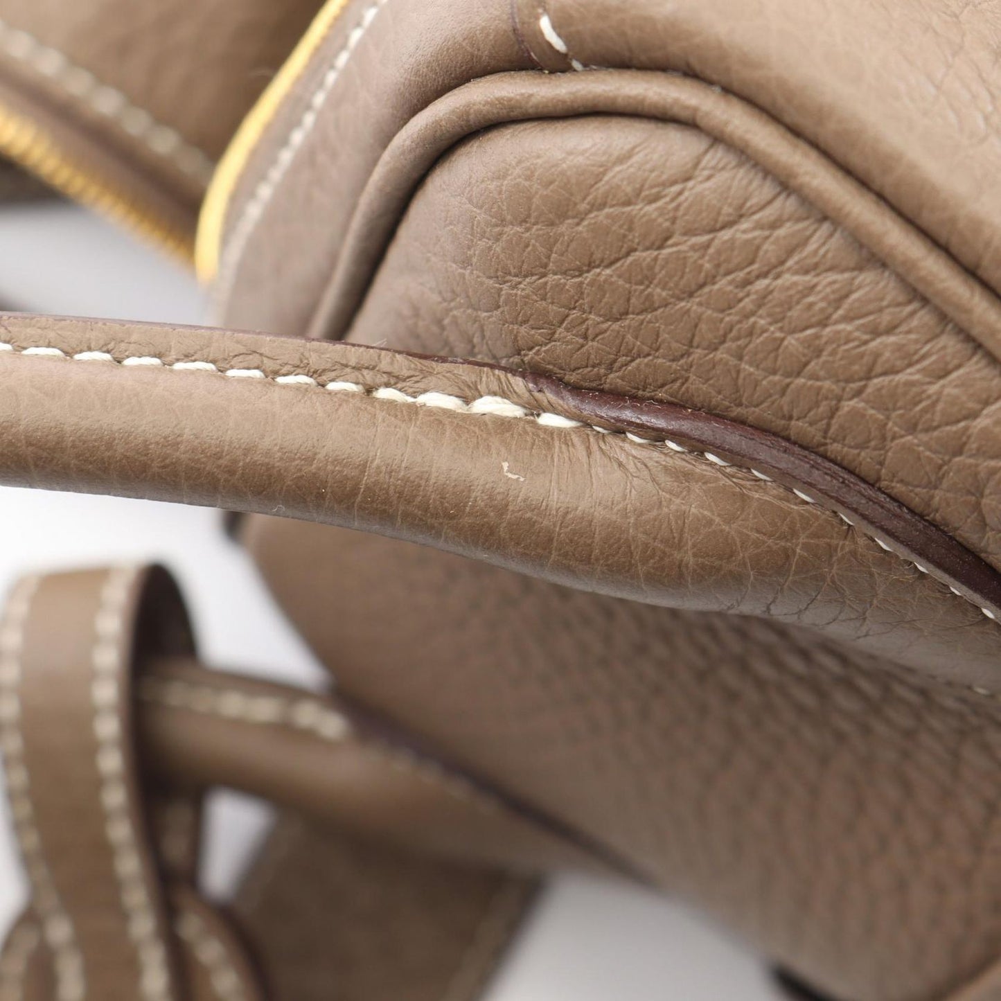 Hermes Shoulder Bag Lindy 26 Etoupe Leather — view 7