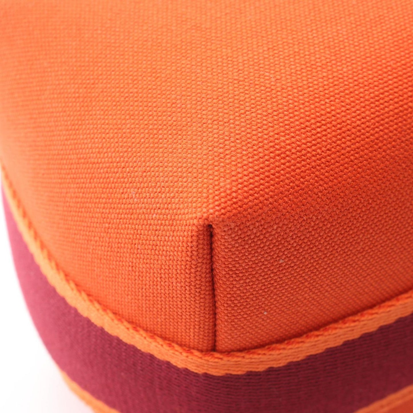 Hermes Handbag Brid-a-brac PM Orange Black Canvas Bride-a-Brac — view 6