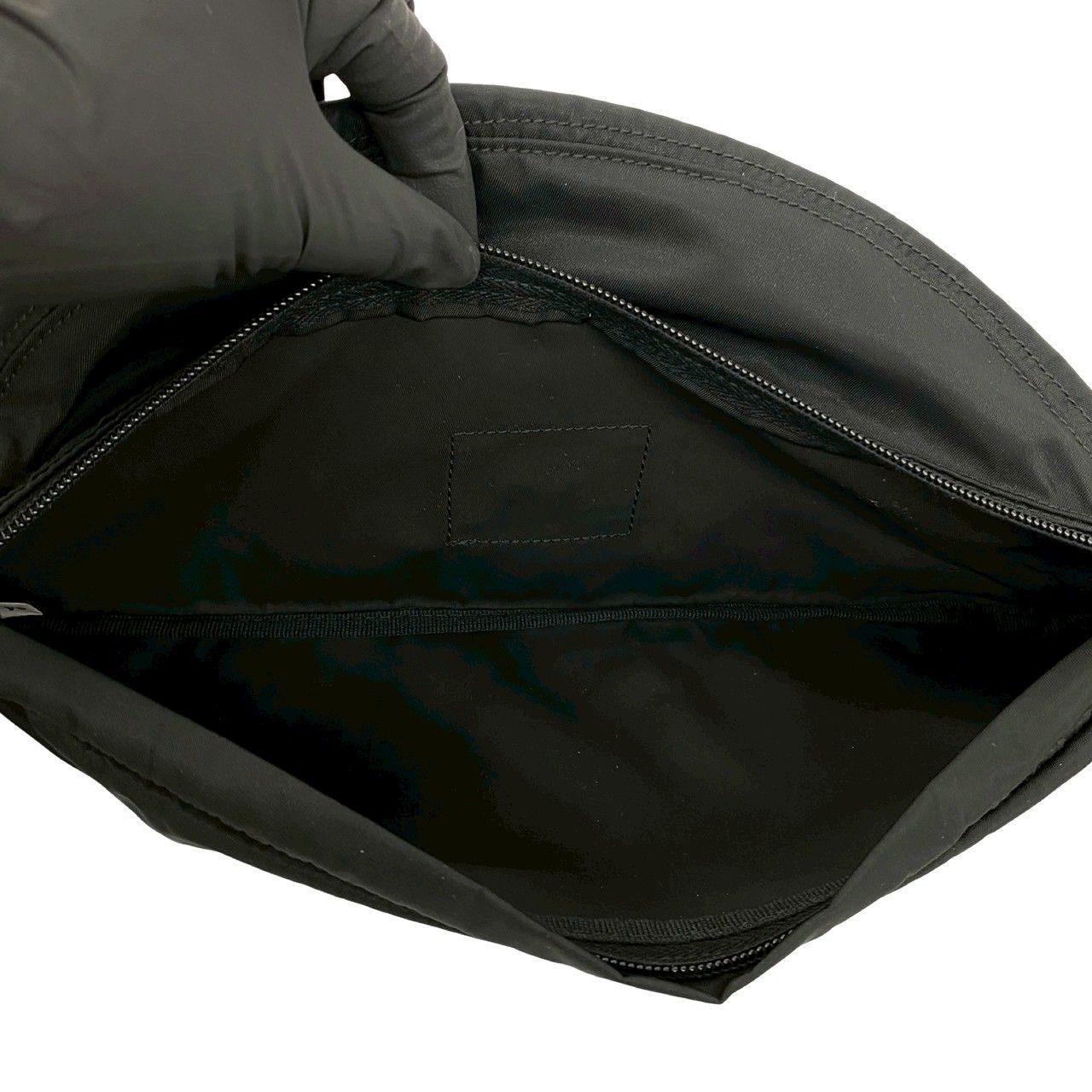 Prada Tessuto Nylon Belt Bag Waist Pouch Mini Black — view 9